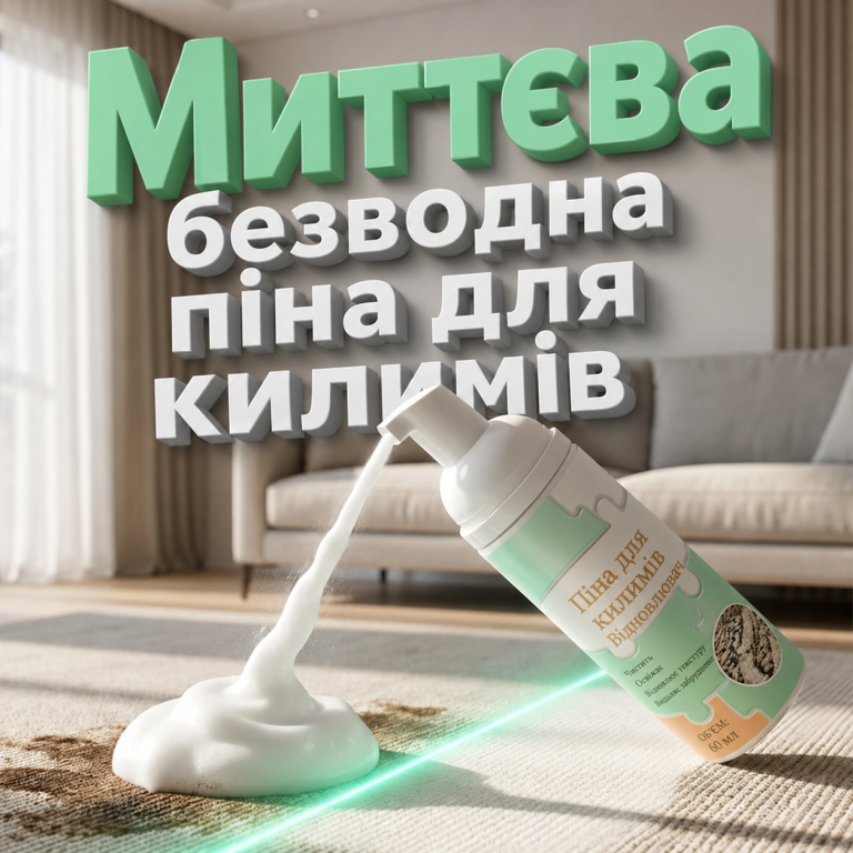 засіб для чищення килимів