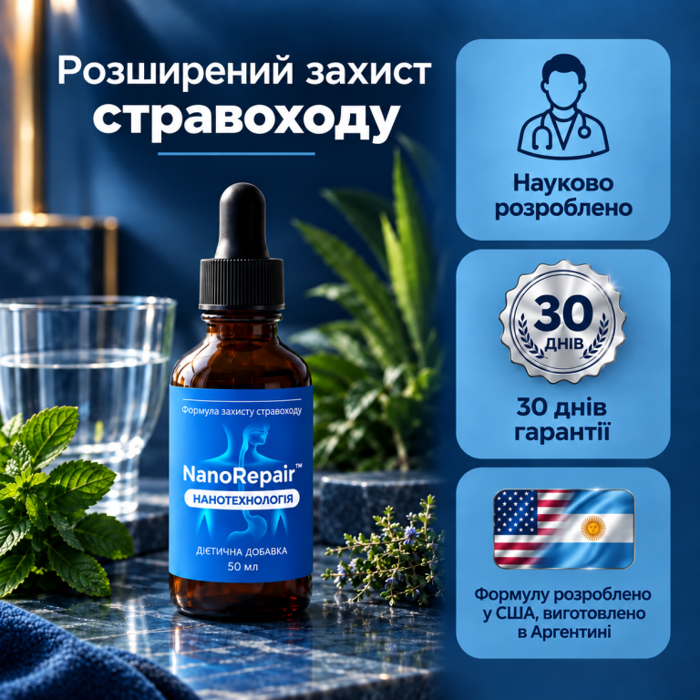 Відновлення стравоходу з використанням нанотехнологій